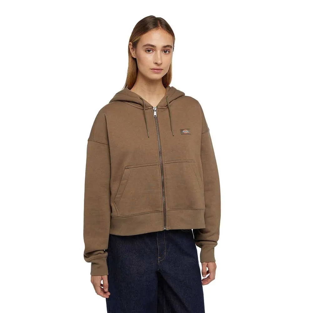 

Толстовка Dickies Oakport full zip, коричневый