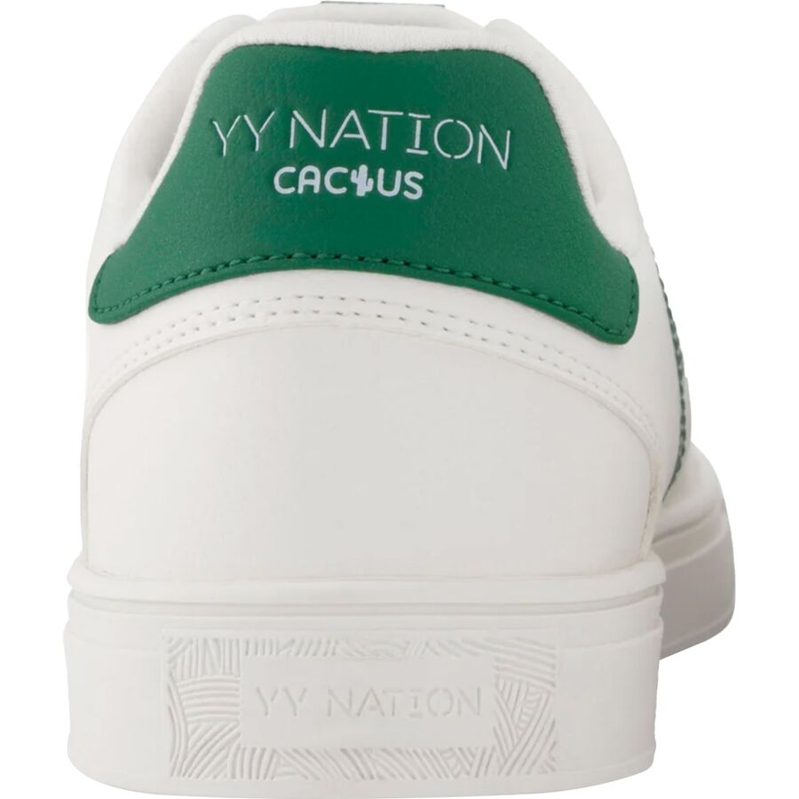 Мужские кроссовки Fractus Cactus YY Nation YY Nation, White/Green/White — фото 4