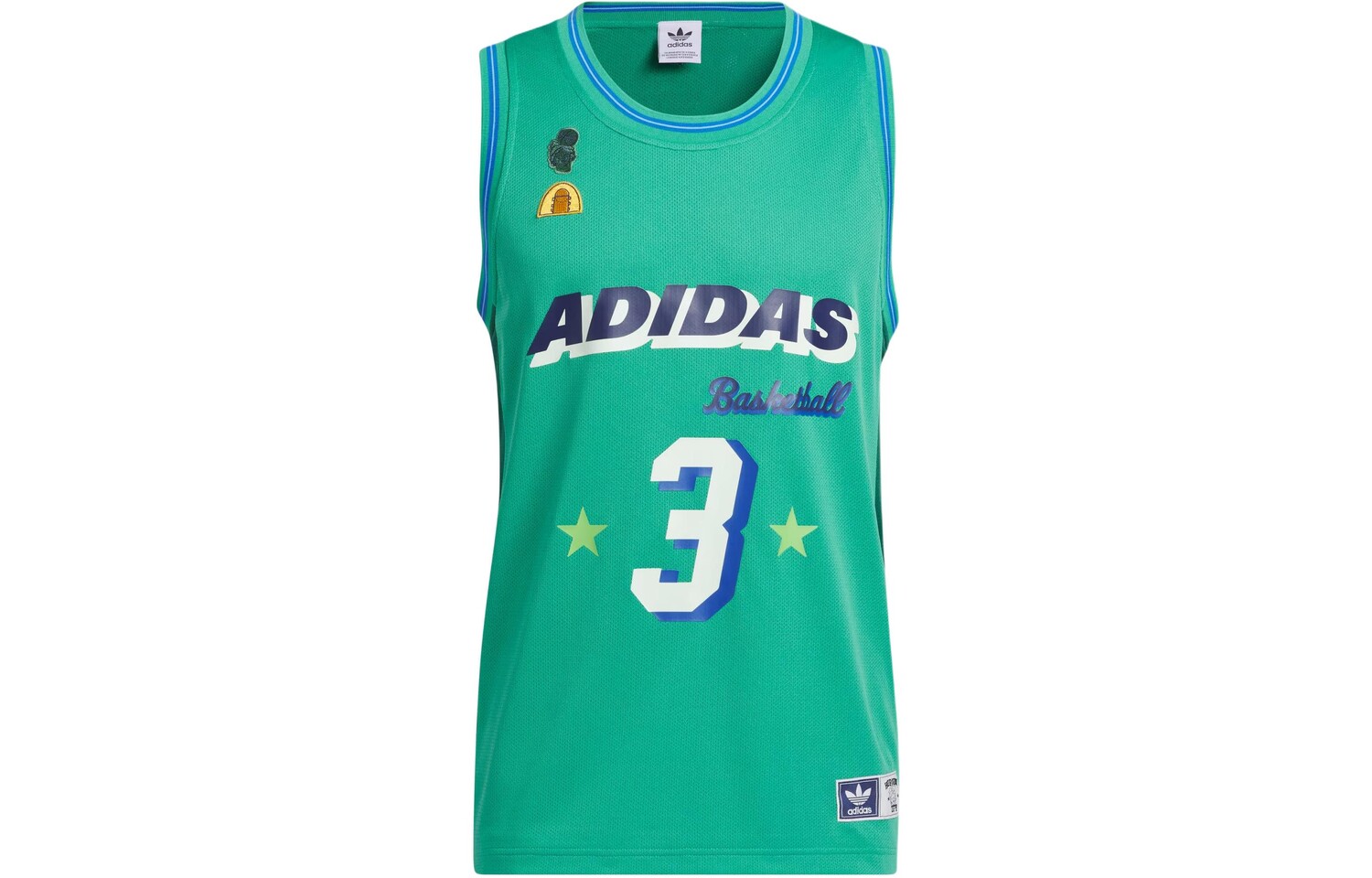 

Баскетбольная майка унисекс Adidas Originals, цвет Light lawn green