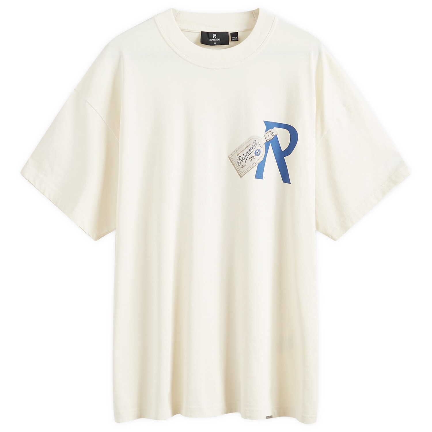 

Футболка Represent Luggage Tag T-Shirt, цвет Antique White
