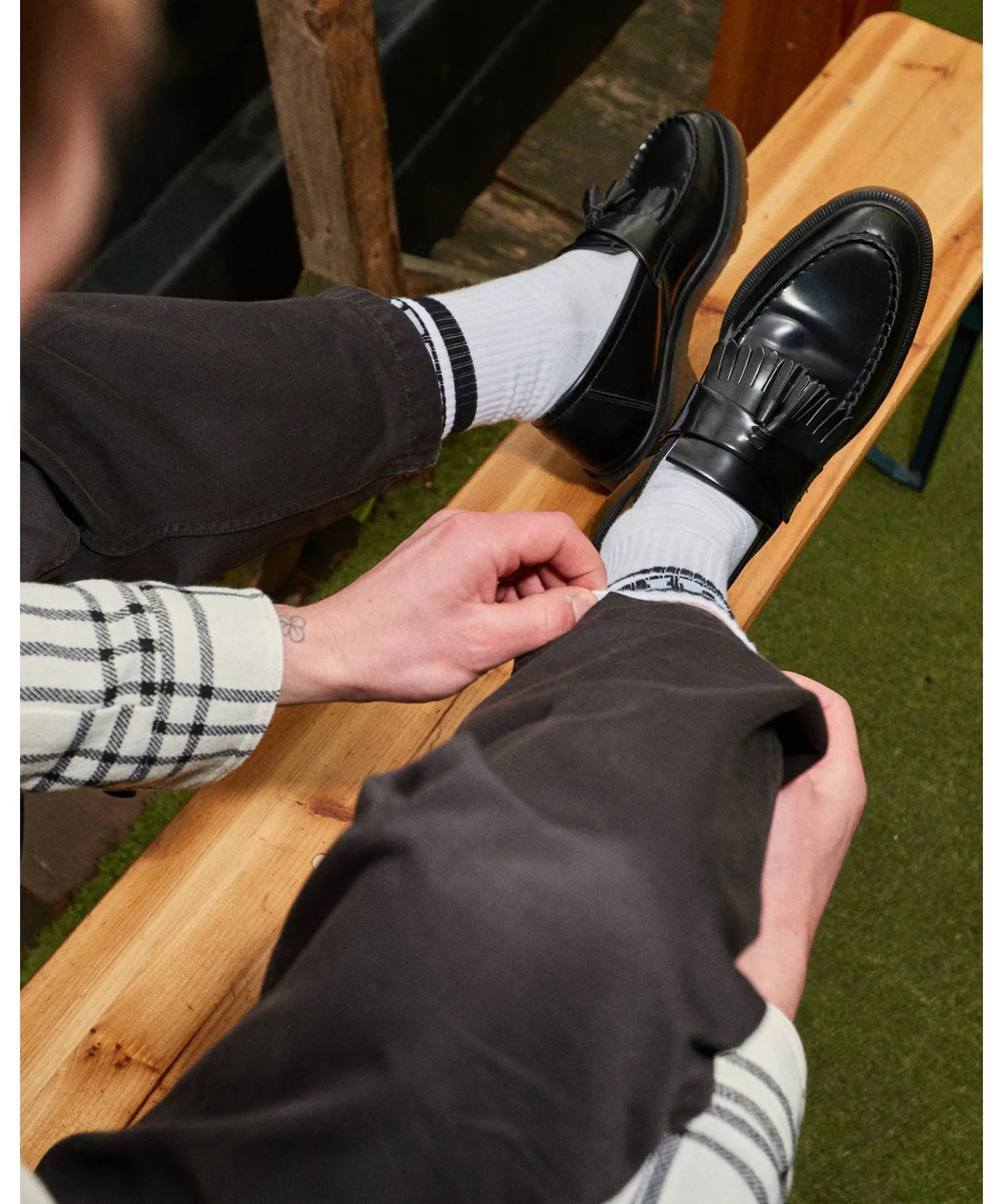 Унисекс лоферы из натуральной кожи Dr. Martens ADRIAN чёрные — фото 4