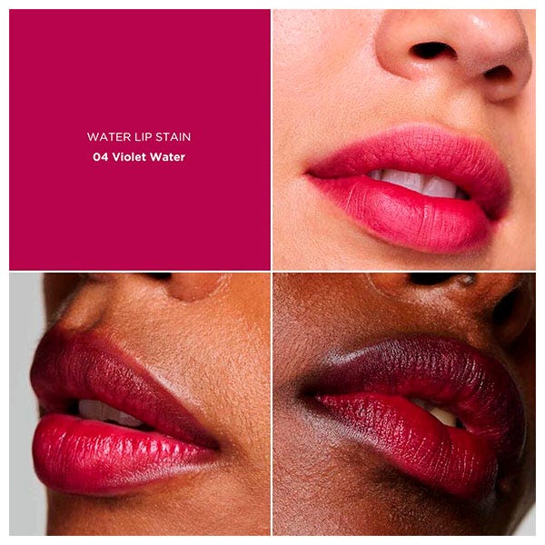 Матовая и увлажняющая помада CLARINS Water Lip Stain, 04 VIOLET WATER — фото 4