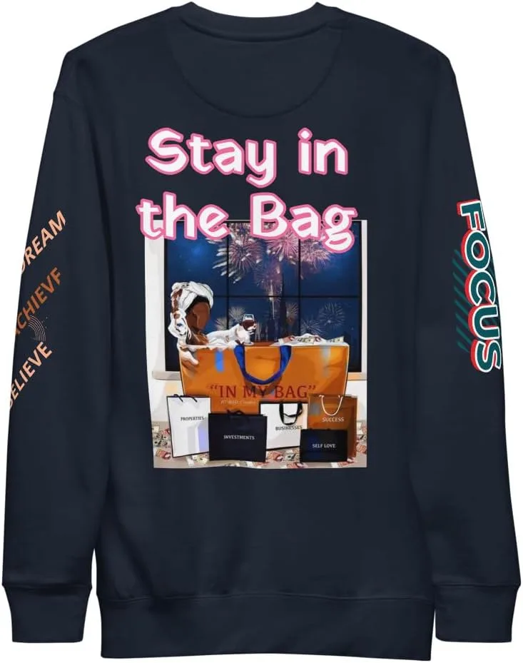 Свитшот Stay in the Bag Generic, темно-синий — фото 2