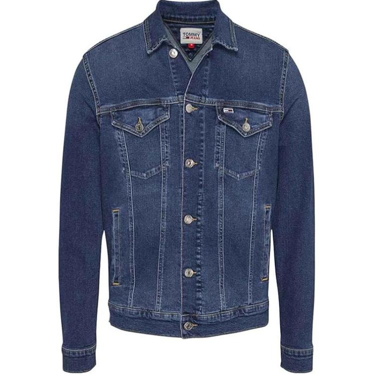 

Tommy Hilfiger Джинсовая куртка мужская синяя, Blue