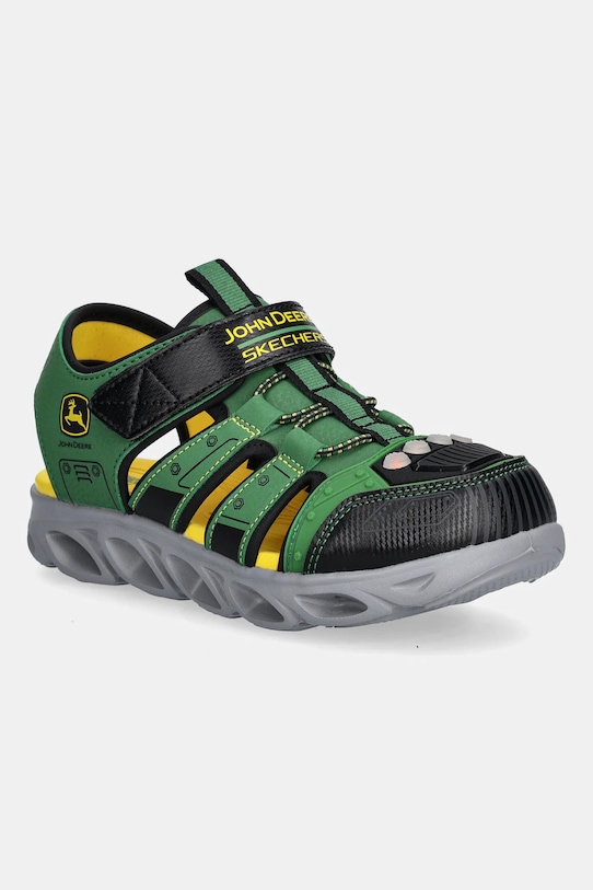 

Детские сандалии S Lights Hypno Splash Tracto Skechers, зеленый