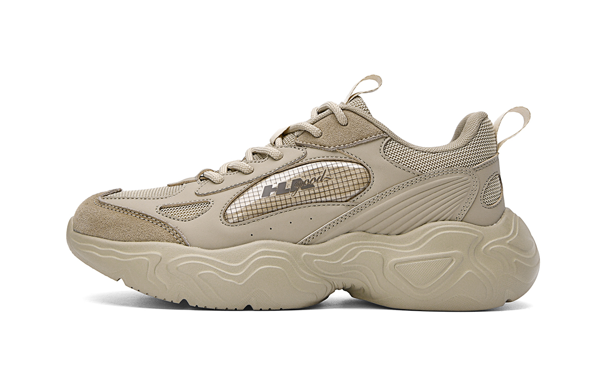 

HLA Мужские низкие массивные кроссовки цвета хаки, цвет Khaki