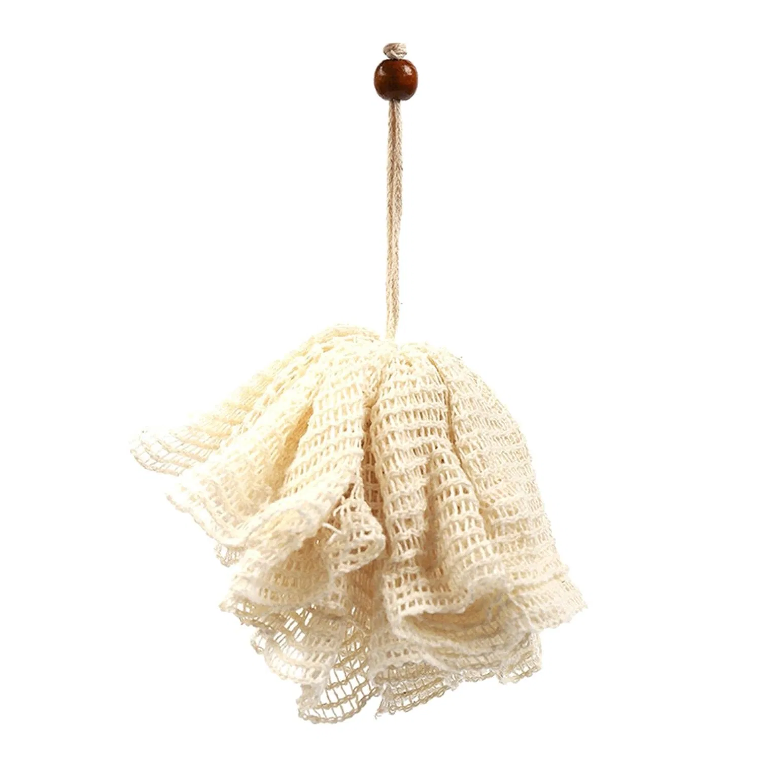 Скраб-мочалка для душа, Sisal Luffa Schwamm, Woideklu, 1 шт, 19,5x14,5 см