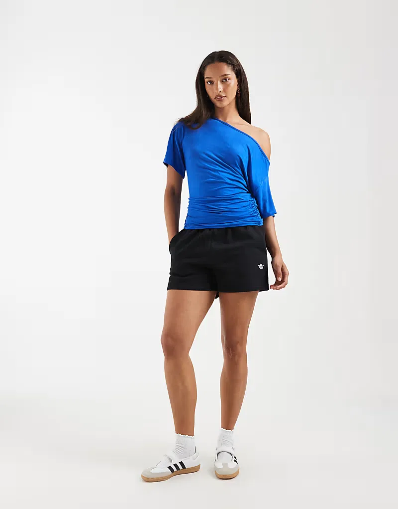 Флисовые шорты Adidas Originals Essentials, черный — фото 2