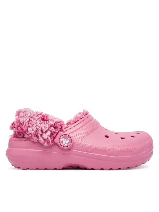 Шлепанцы Classic Fleece Lined Clog K Crocs, розовый