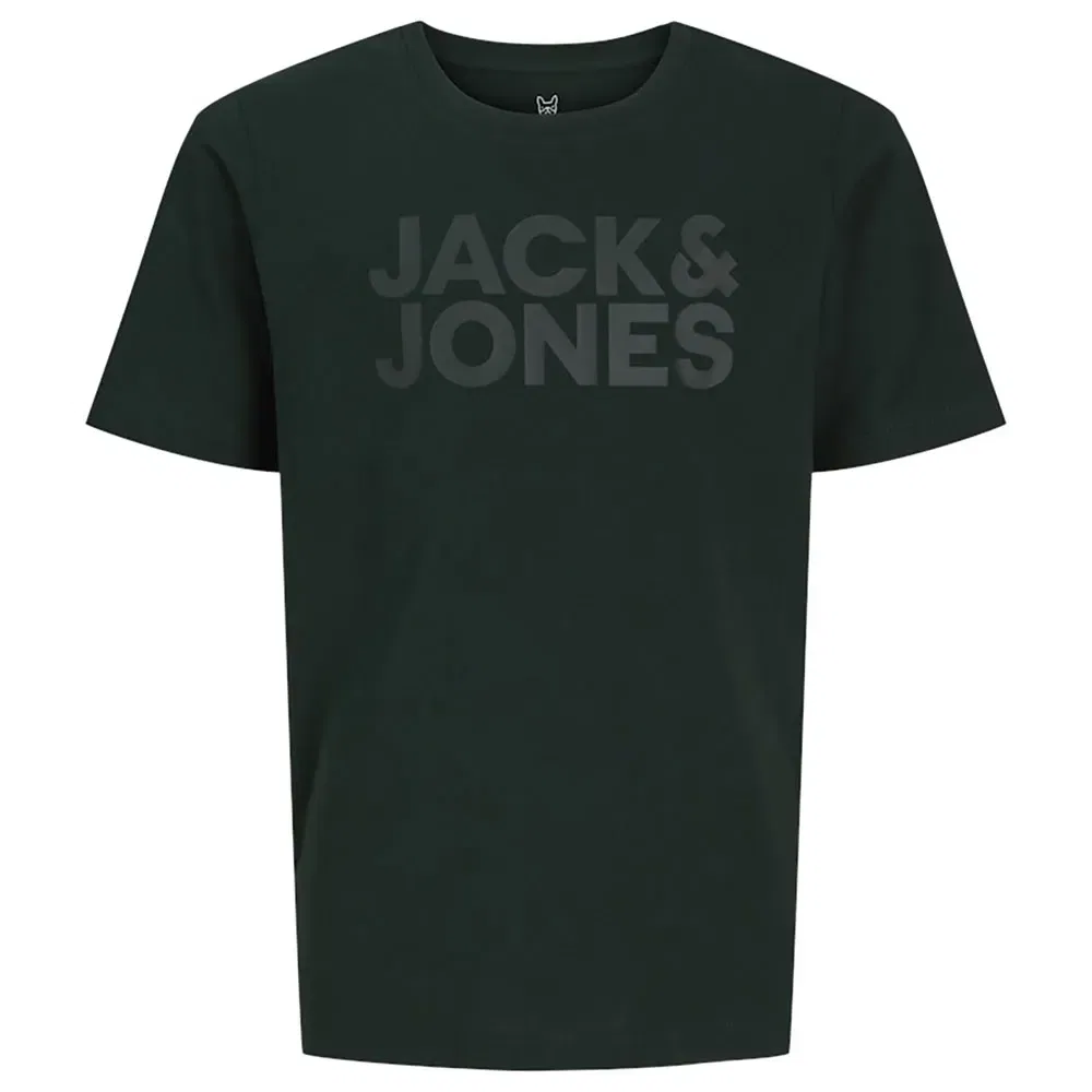 Детская футболка с принтом Corp Logo для мальчиков Jack & jones, Green