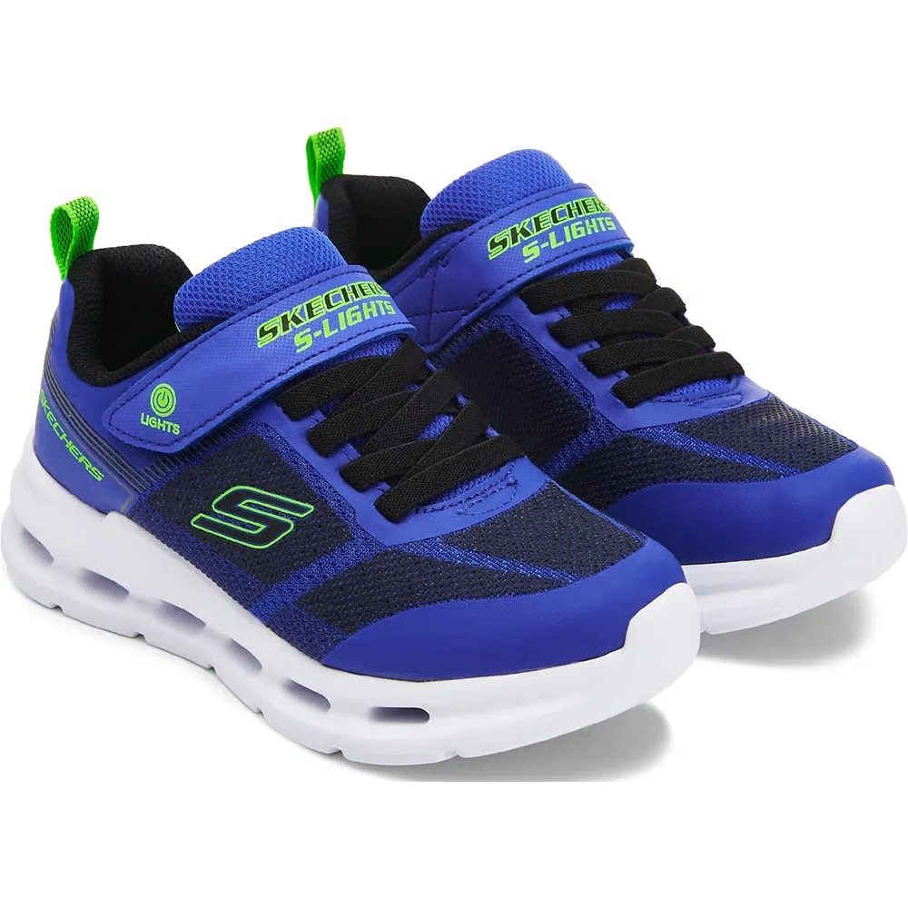 Детские кроссовки с подсветкой Glide Step Skechers, Blue/Black