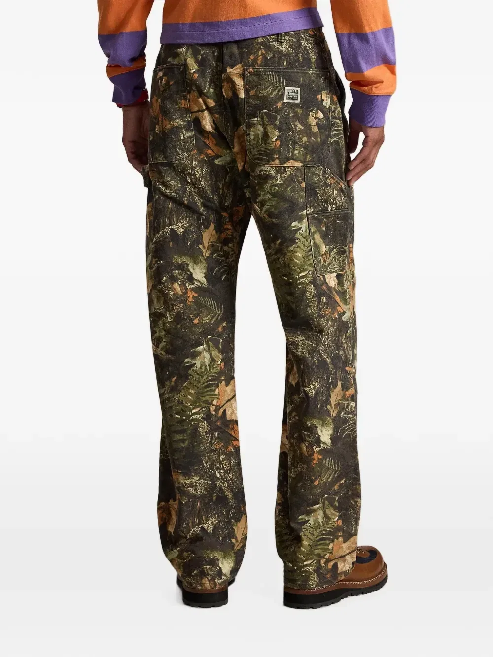 Брюки Polo Dungaree Fit с принтом POLO RALPH LAUREN, зеленый — фото 3