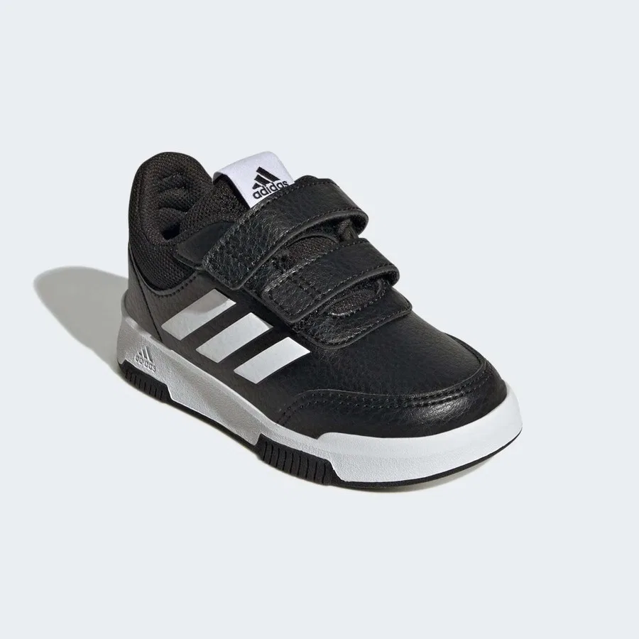 Детские спортивные туфли на липучках Tensaur Hook and Loop adidas, Черно-белый — фото 4
