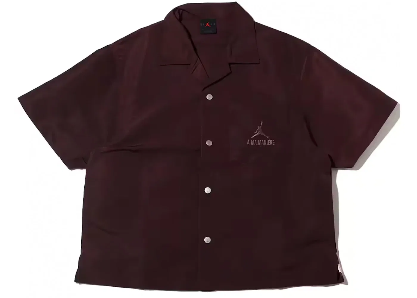 Мужская футболка с длинным рукавом Jordan x A Ma Maniere Warm Up Shirt Jordan, Mahogany