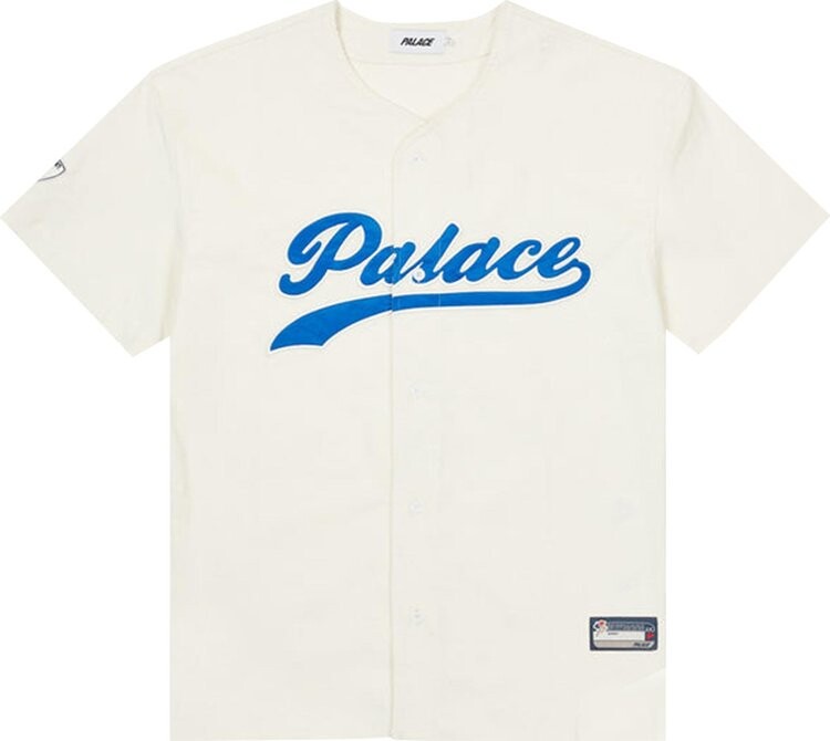 

Футболка Palace Cord Baseball Jersey 'Stone', белый