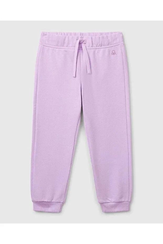 Детские спортивные штаны для девочек хлопковые United Colors Of Benetton, Lilac