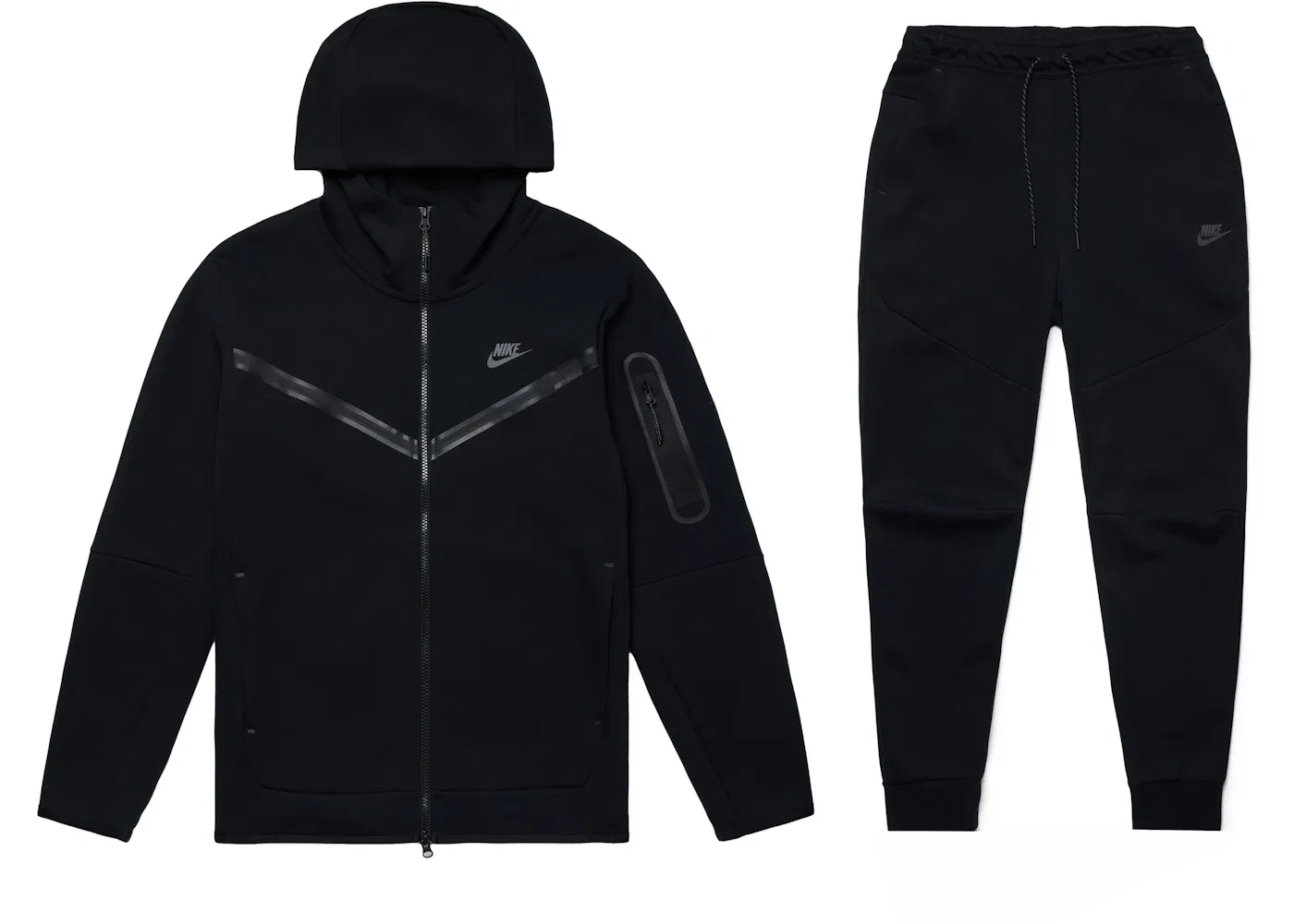 Мужской комплект из худи и джоггеров с полной застежкой-молнией Full-Zip Hoodie & Joggers Set Nike, Black