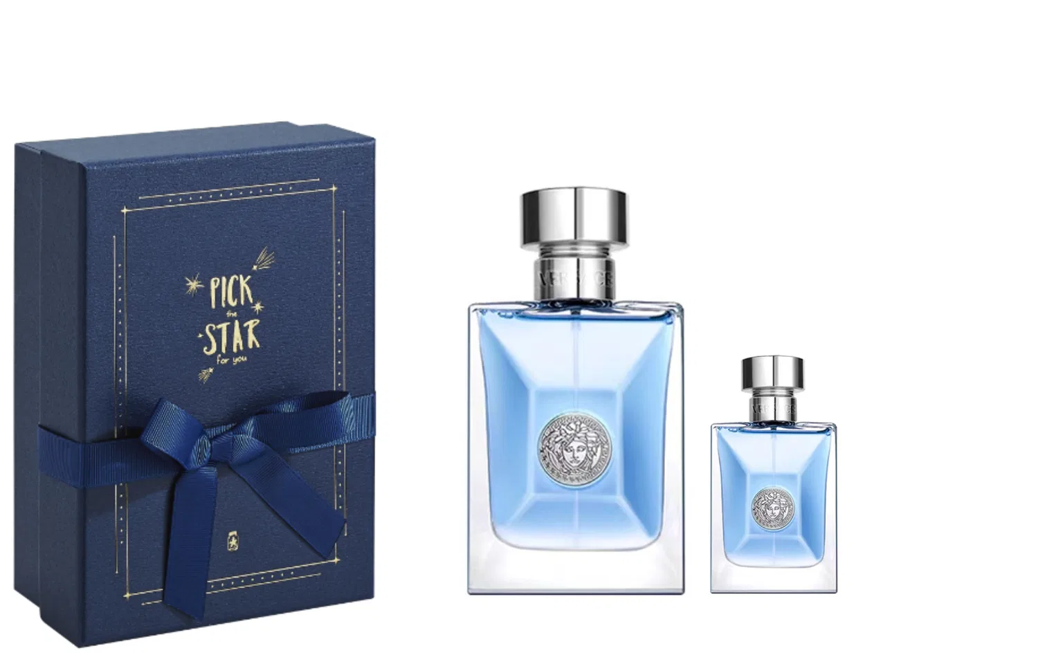 Мужской парфюмерный набор Versace Pour Homme, 50 мл + 5 мл, Versace, Star Wish Box — фото 2