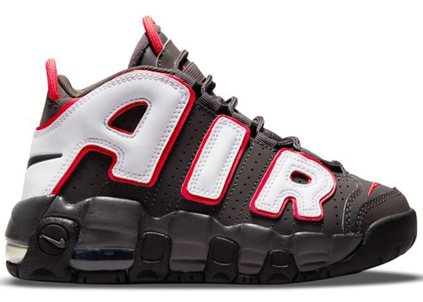Детские кроссовки Lifestyle Nike Air More Uptempo Nike, Medium Ash/Black/Siren Red/White
