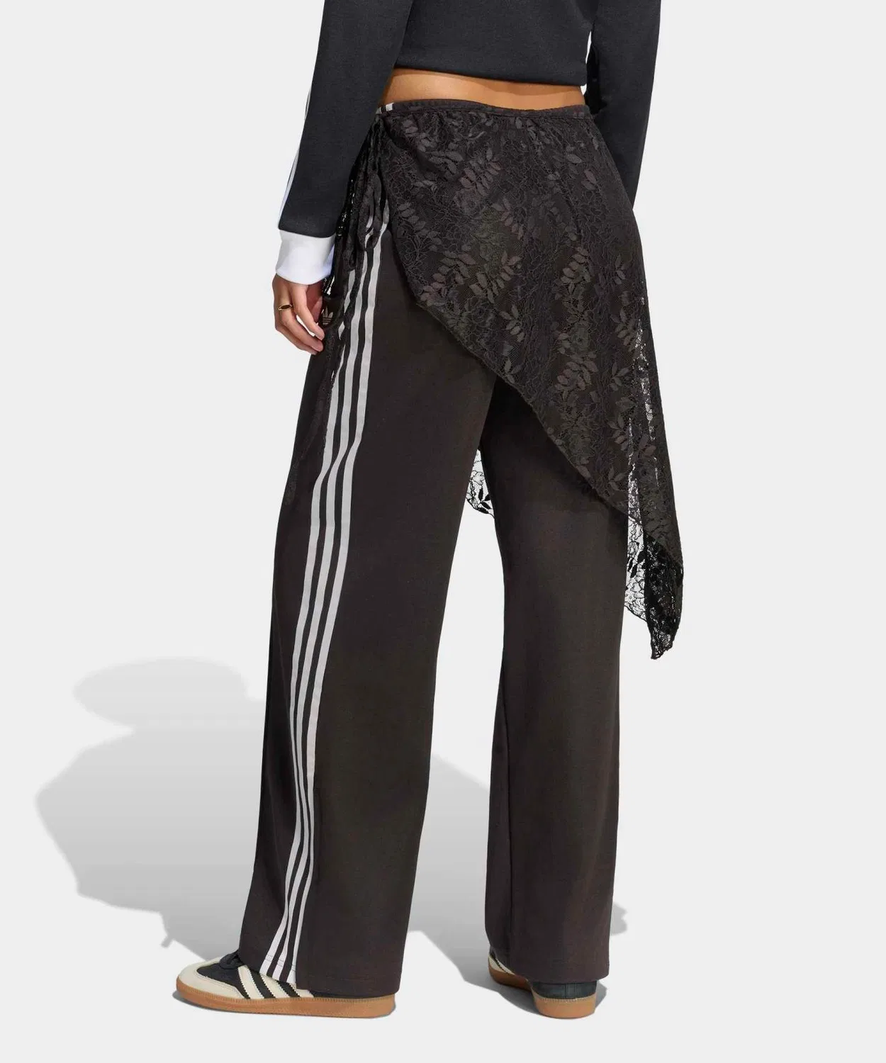 Женские спортивные штаны с отстегивающейся юбкой Firebird 2-in-1 Adidas, Brown — фото 2
