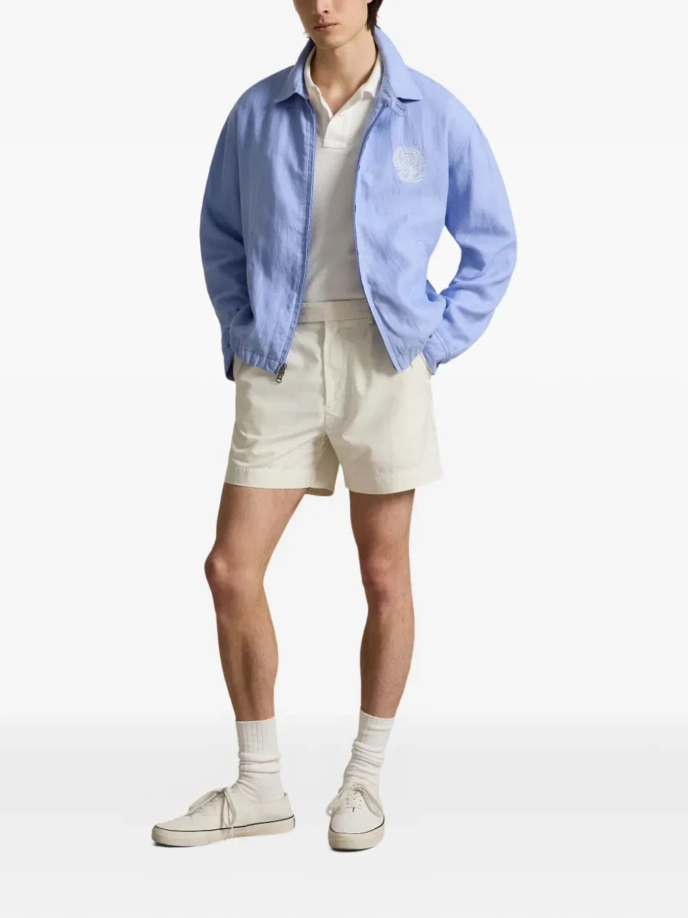 Куртка Wimbledon Bayport с вышивкой Polo Ralph Lauren, синий — фото 2