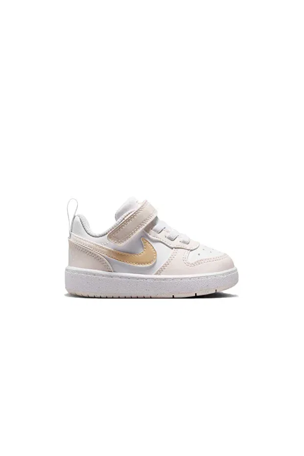 Детские спортивные туфли для девочек с принтом Nike, Cream Gold — фото 2