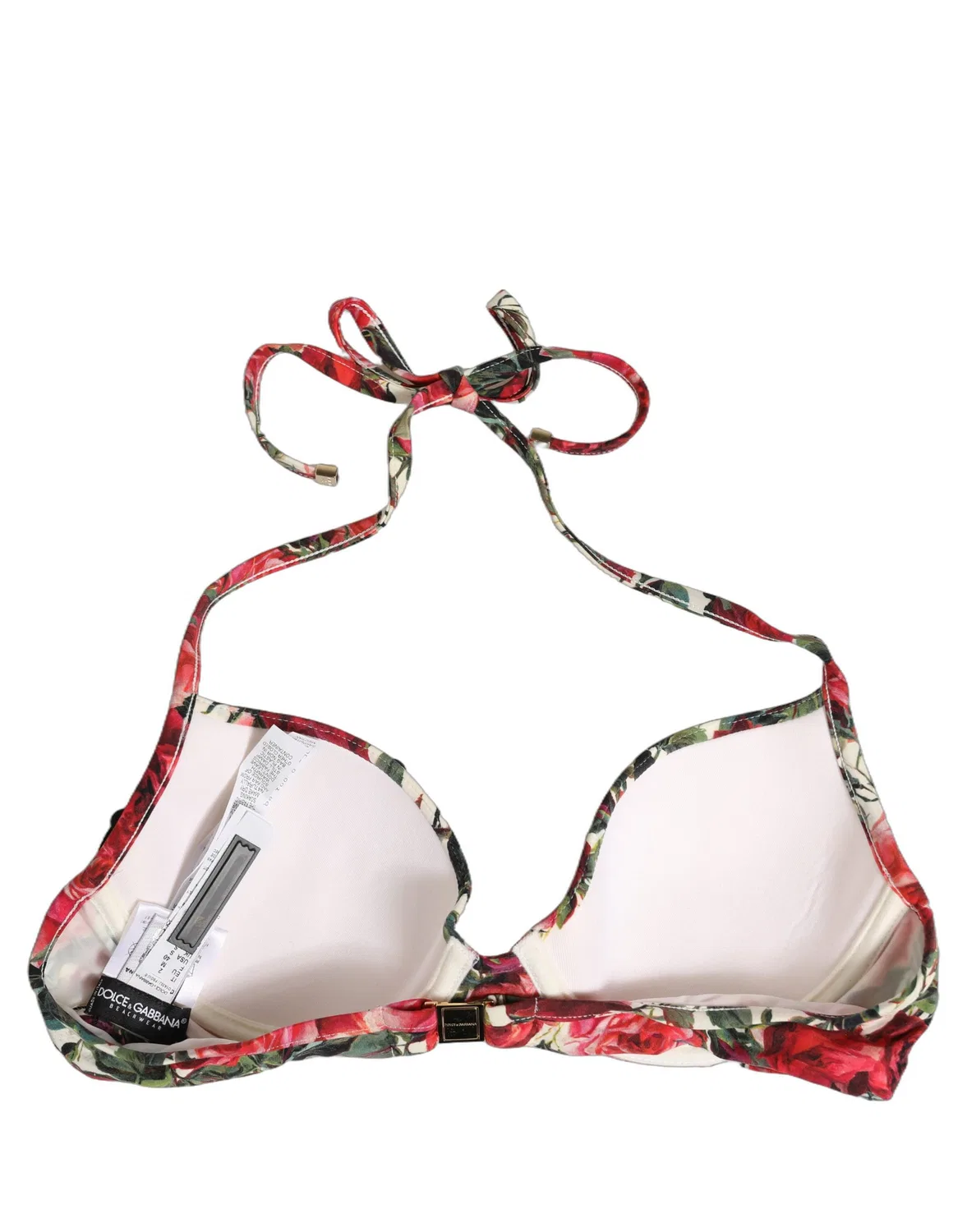 Женский топ бикини с цветочным принтом Dolce & Gabbana, Multicolor — фото 2