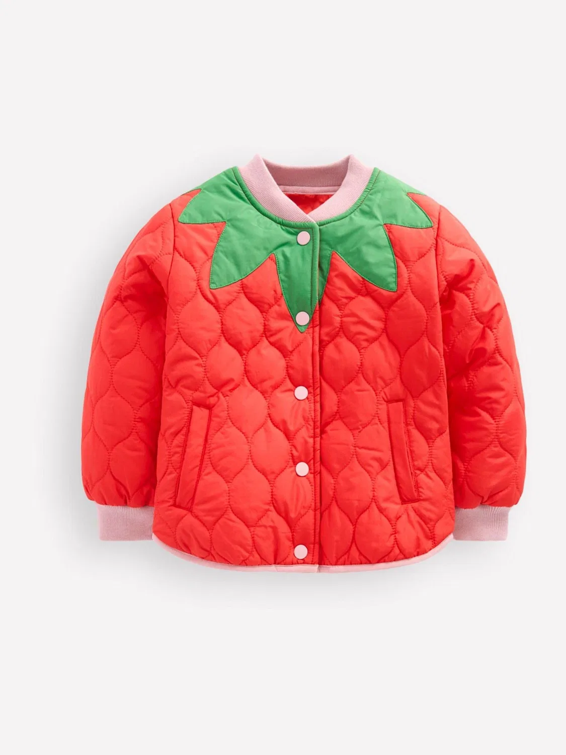 Куртка-бомбер детская, Strawberry Fun Boden, красный
