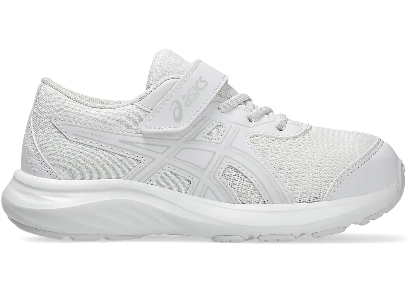 Детские кроссовки ASICS Contend 9, White/Glacier Grey