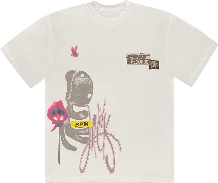 

Футболка Cactus Jack by Travis Scott Dream It Tee 'Off White', кремовый, Бежевый, Футболка Cactus Jack by Travis Scott Dream It Tee 'Off White', кремовый