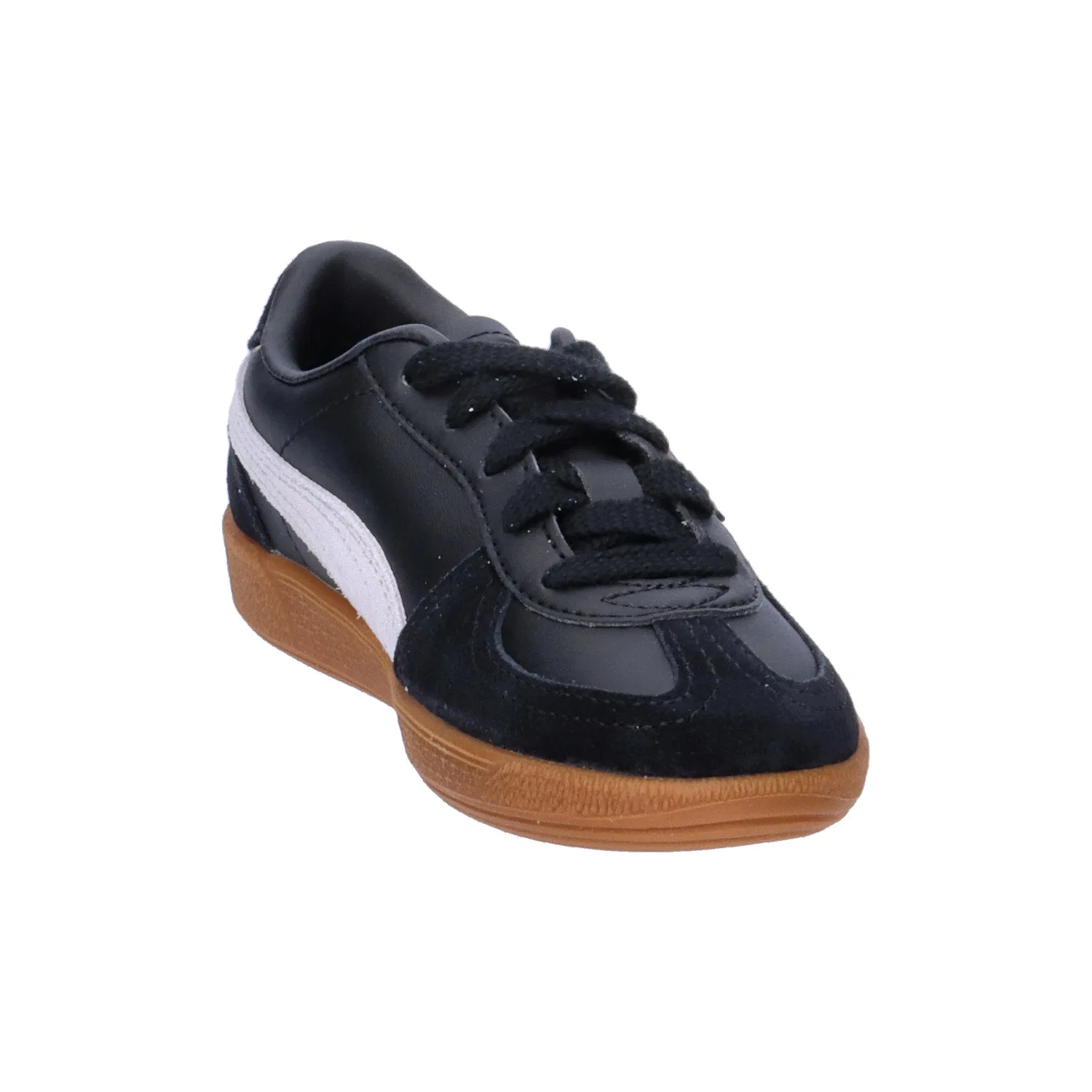 Детские кожаные кроссовки Palermo Puma, Schwarz — фото 2