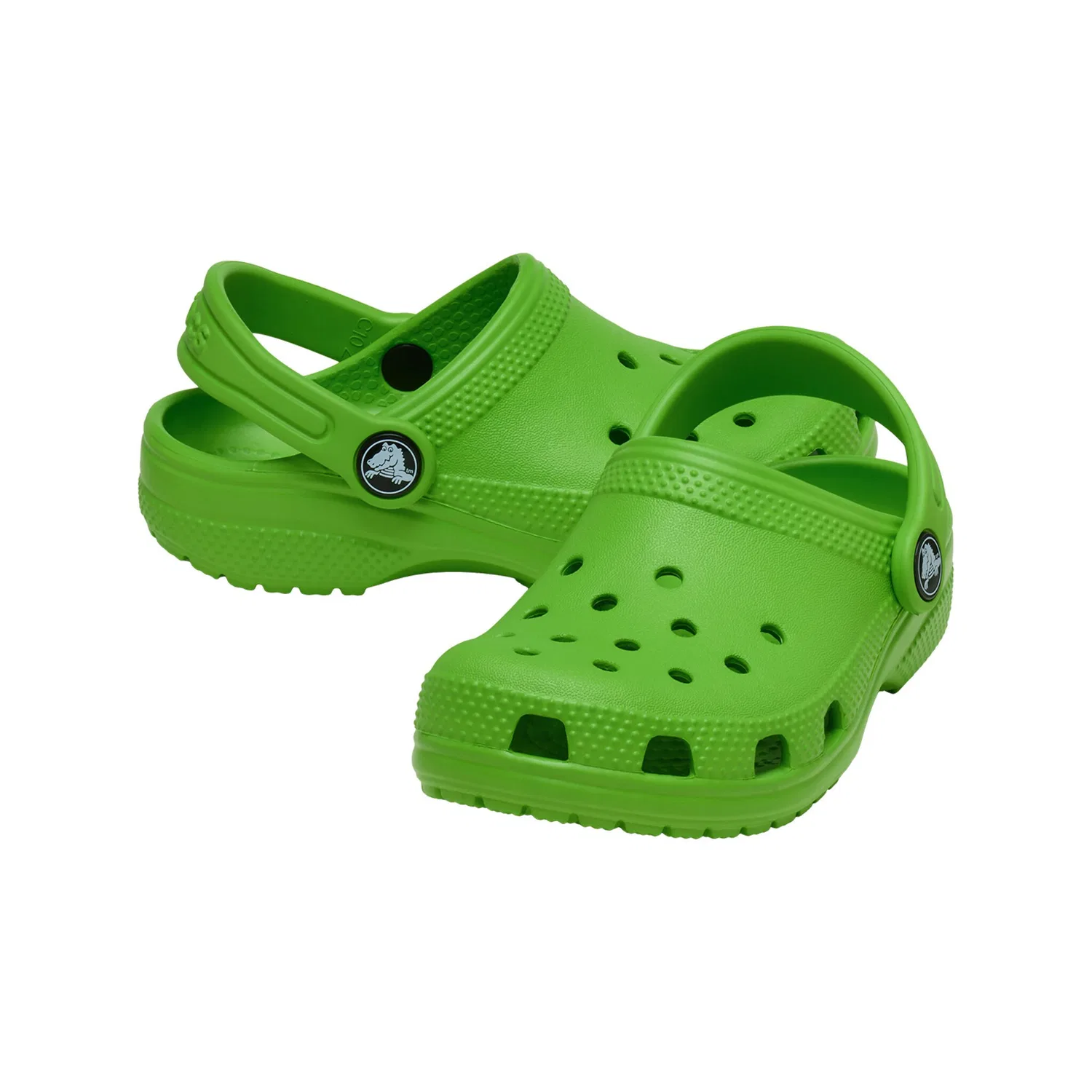 Детские сабо-клоги из Croslite Crocs, Green — фото 3