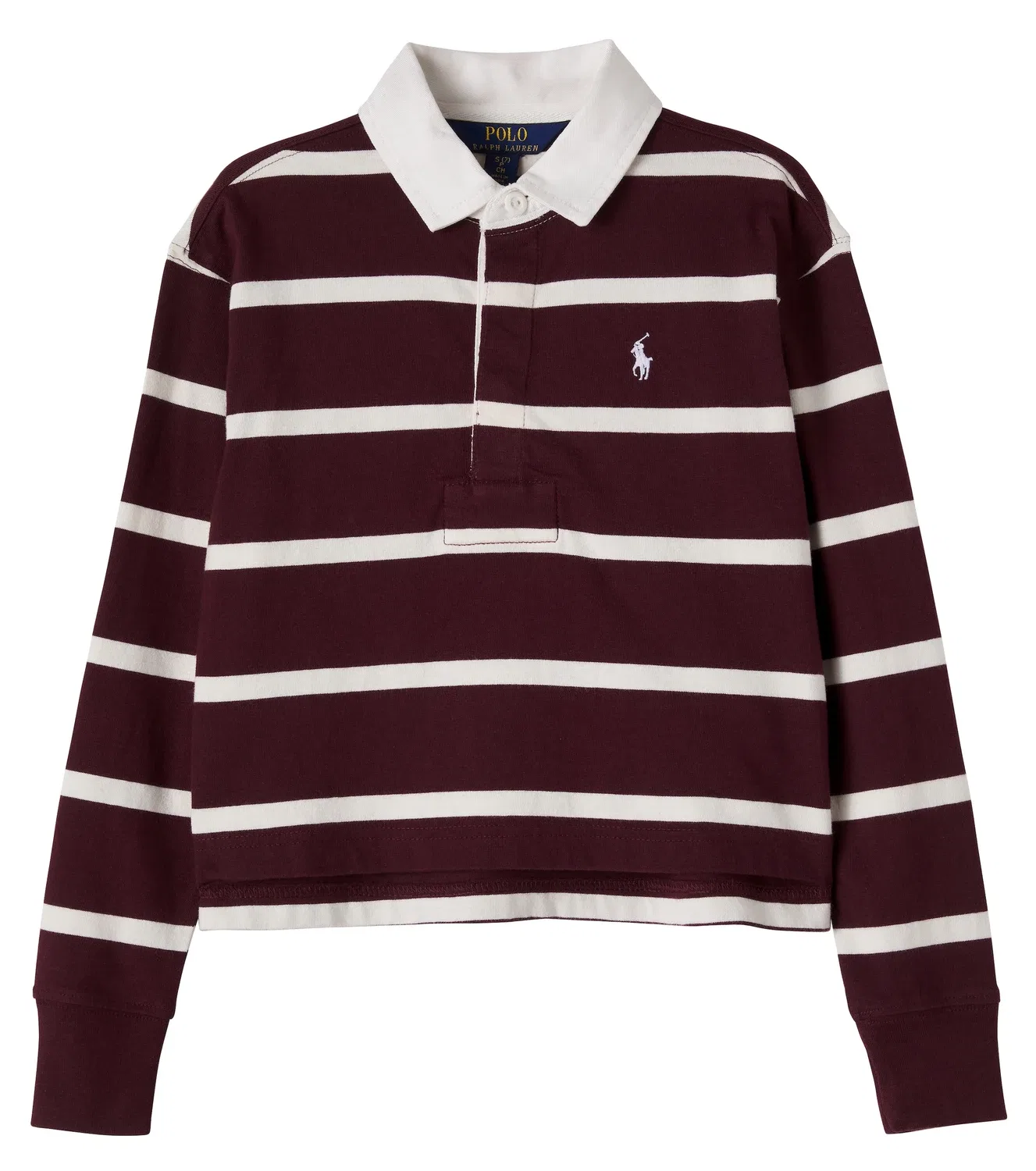 Свитер-поло хлопковый Polo Ralph Lauren Kids, бордовый