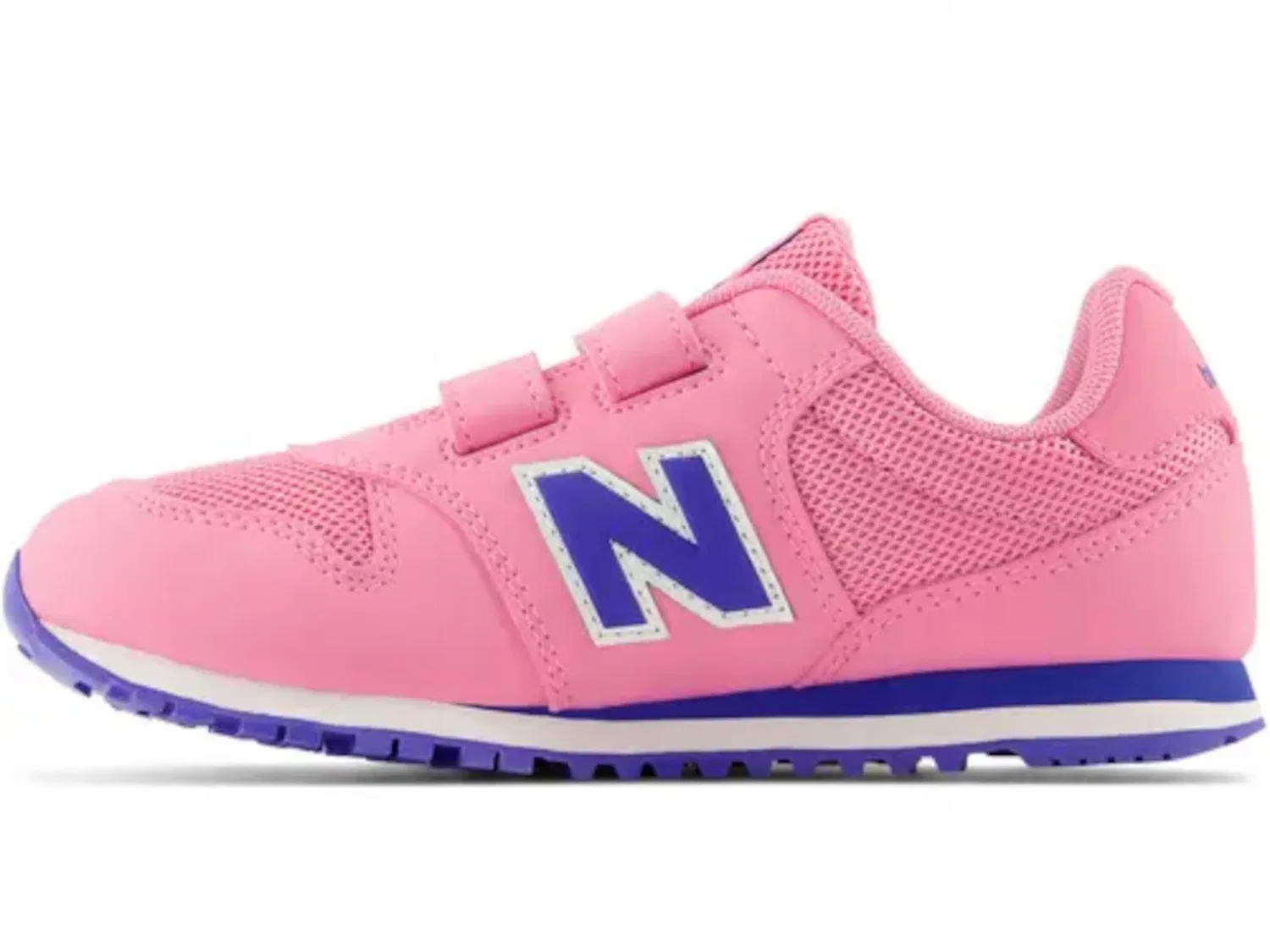 Детские кроссовки для девочек с текстильным верхом New Balance 500 Cm, Signal Pink — фото 3