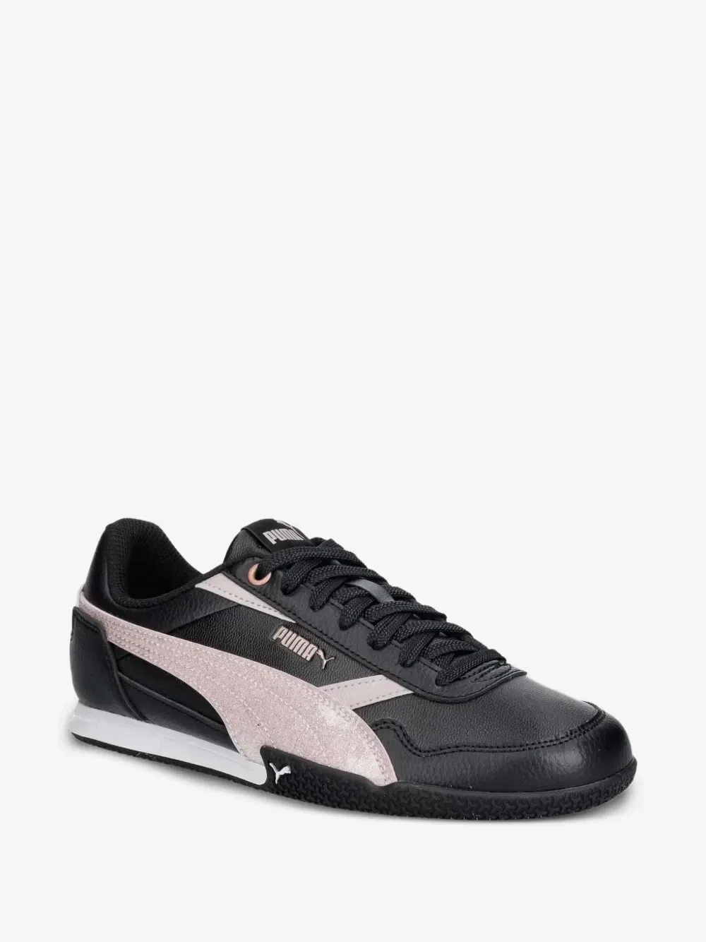 Кроссовки Bella Donna с блестящими деталями и нашивкой-логотипом Puma Kids, черный