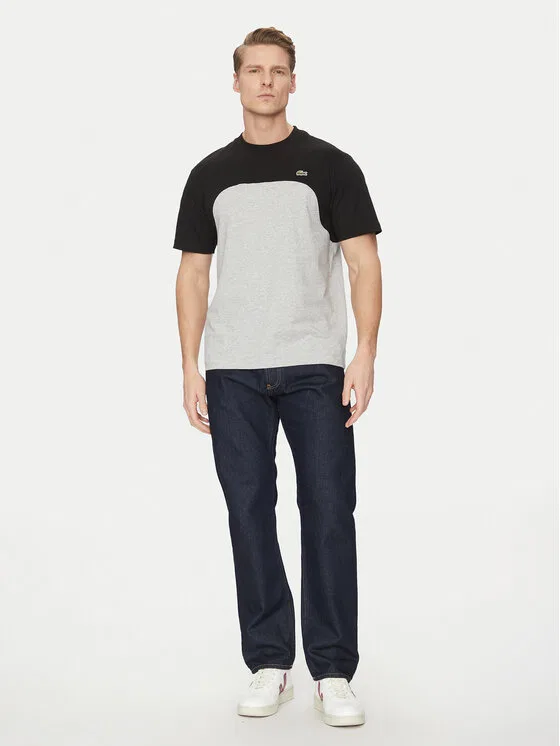 Футболка classic fit Lacoste, серый — фото 2