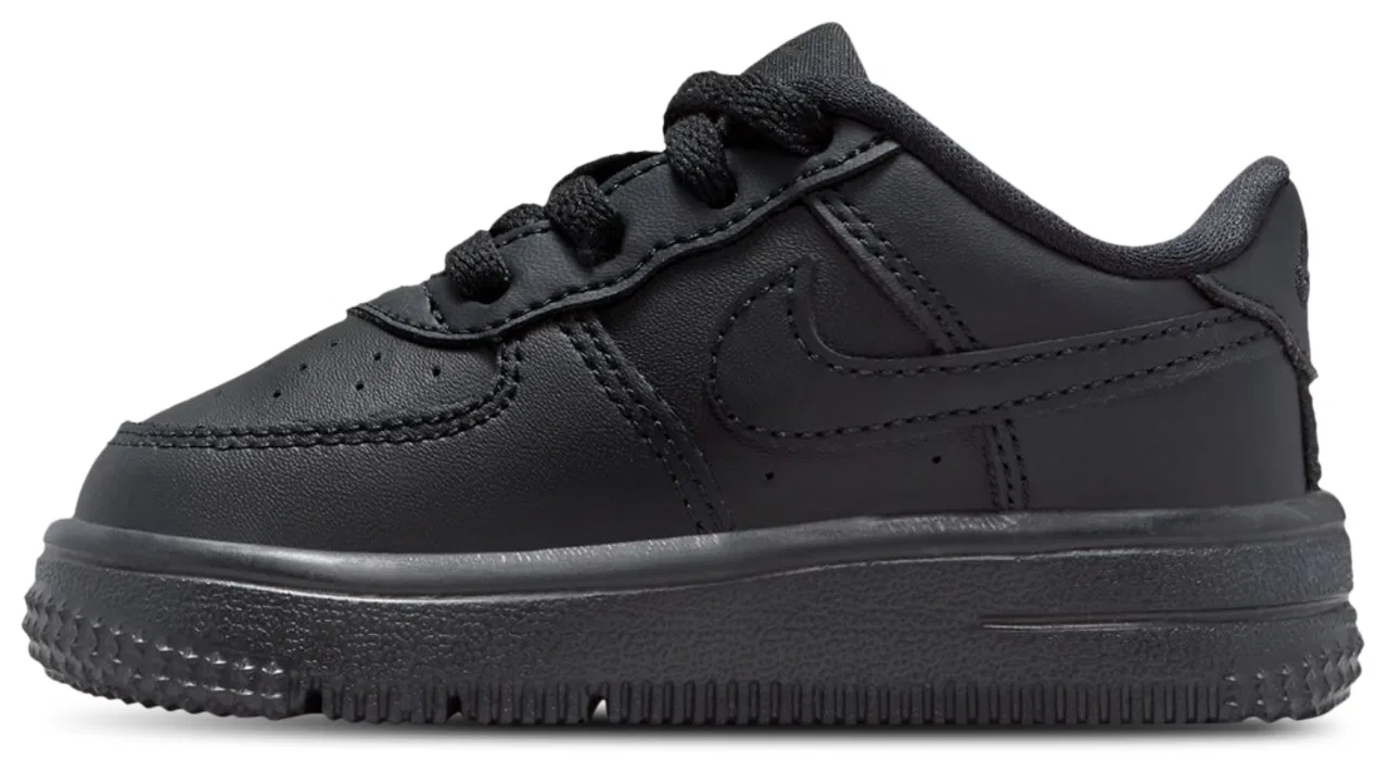 Кроссовки для мальчиков Air Force 1 Low Lace Nike, черный — фото 2