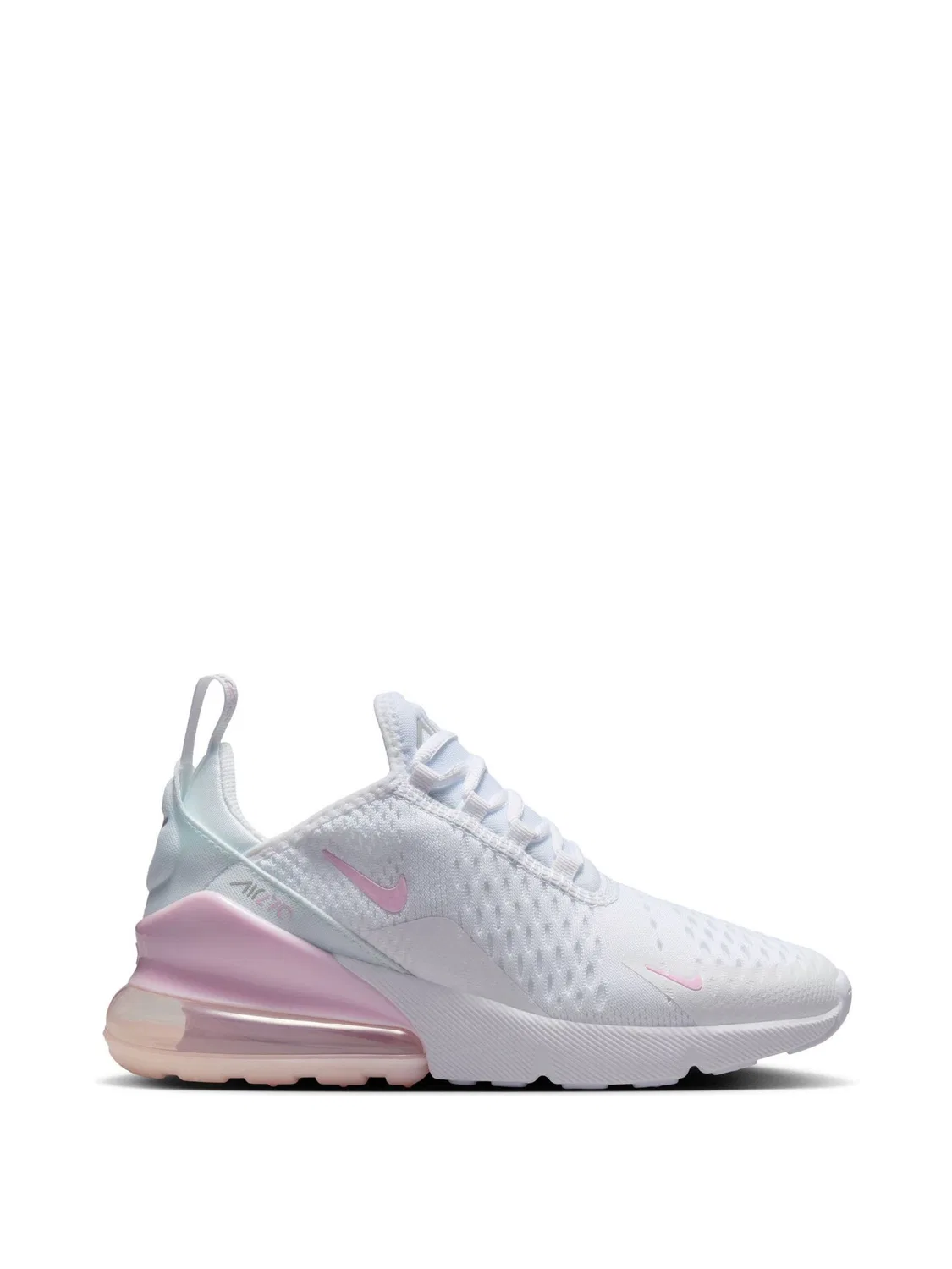 Кроссовки Nike Air Max 270, бело-розовые — фото 3