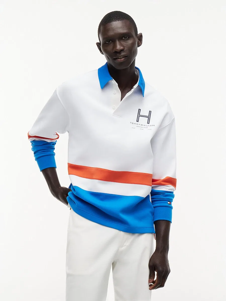 Футболка TOMMY HILFIGER белого цвета — фото 2