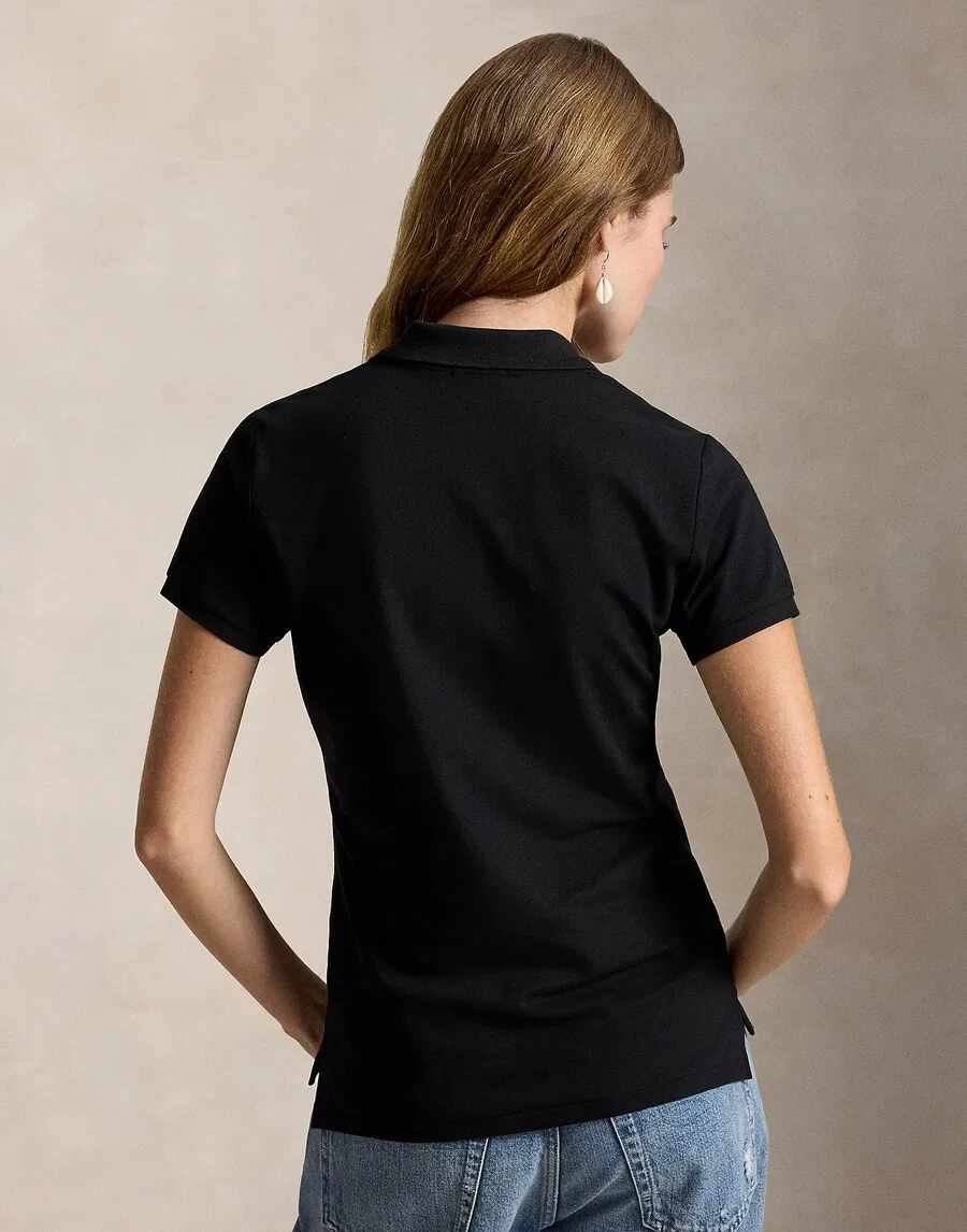Футболка Polo Ralph Lauren черного цвета — фото 3