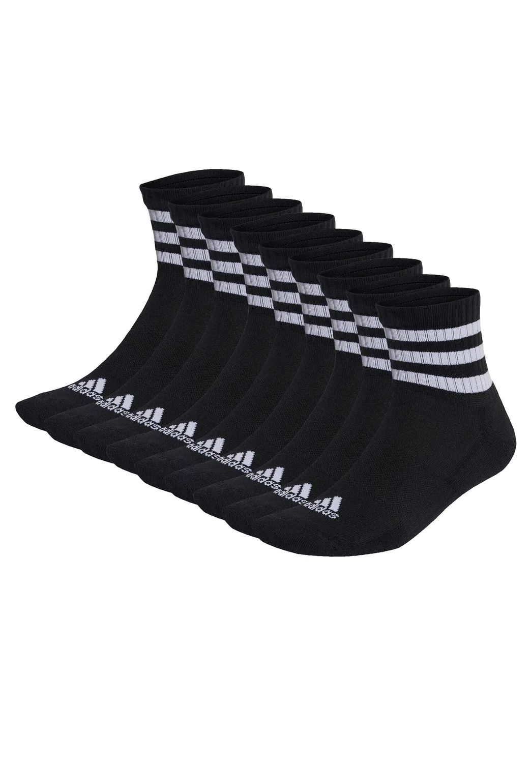 Детские носки с высокой посадкой C Sportswear MID 9p Adidas, Medium Grey Heather White Black