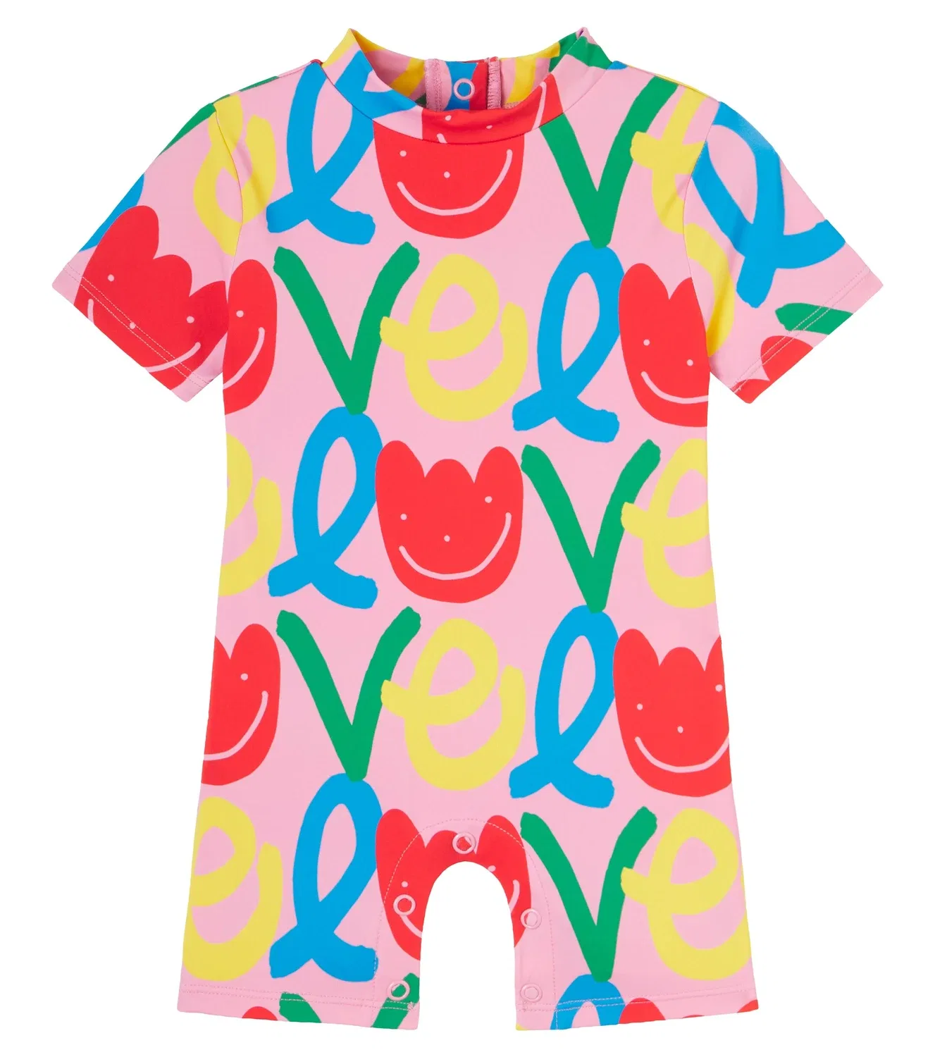 Купальник-рашгард с принтом Stella Mccartney Kids, мультиколор
