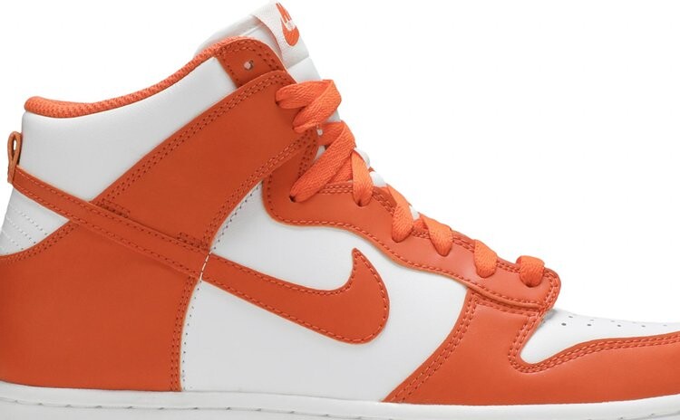 Кроссовки Nike Dunk High SP GS 'Syracuse' 2021, оранжевый — фото 3