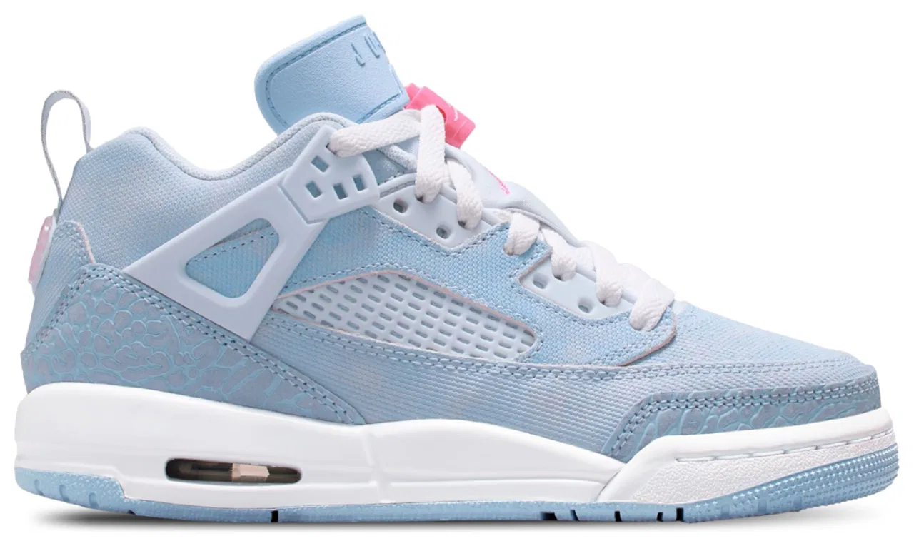 Кроссовки для девочек Spizike Low Jordan, цвет Pink Glow/White/Cobalt Bliss