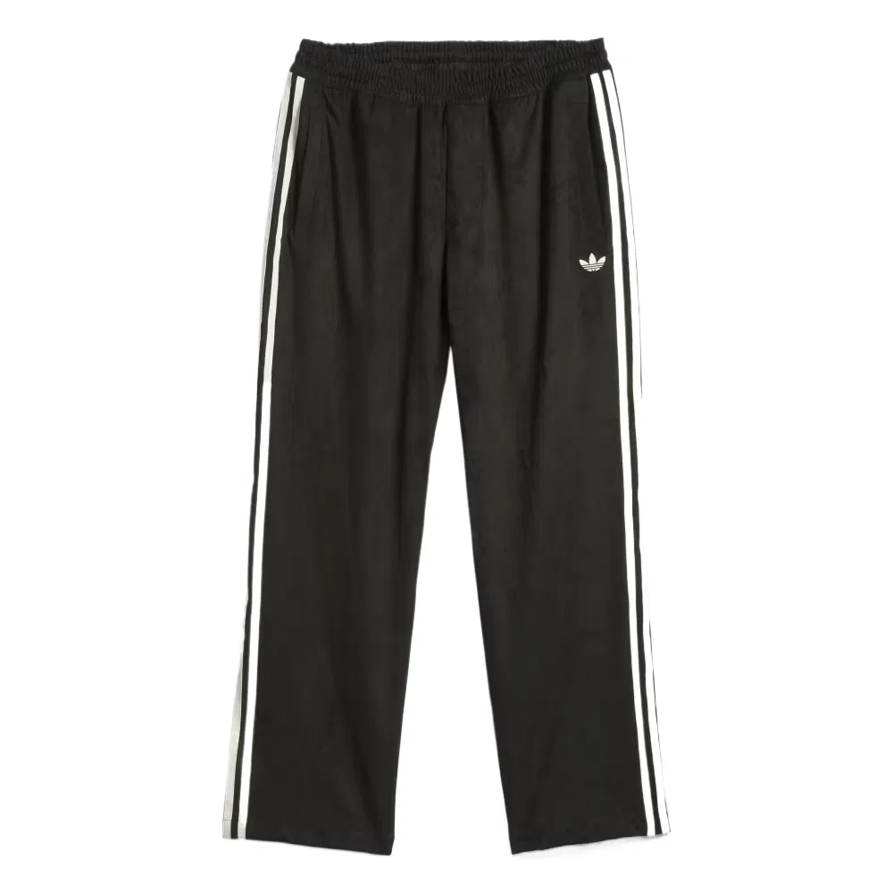 Детские трикотажные спортивные штаны прямого кроя Adidas Originals, Black/Ecru