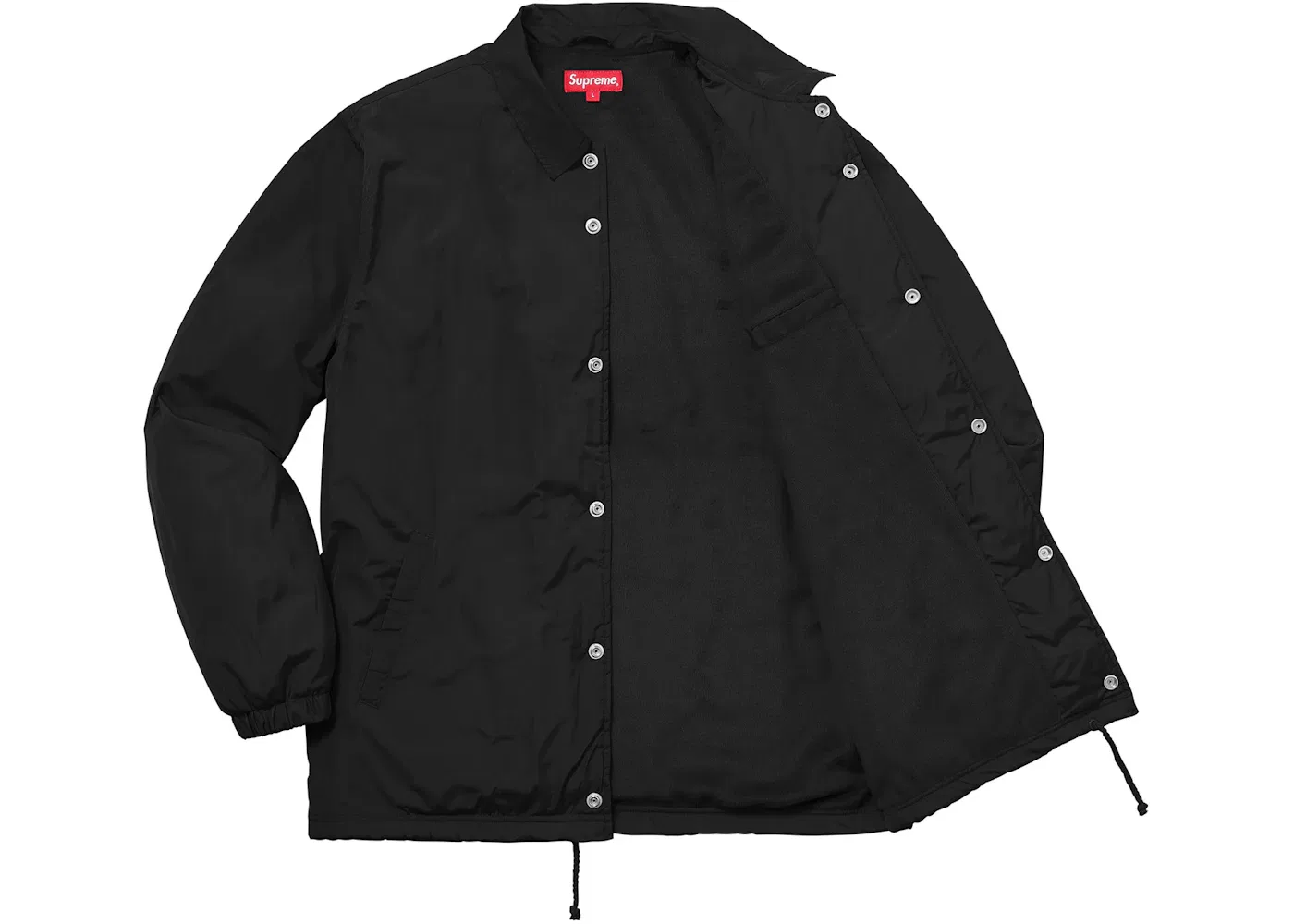 Мужская куртка-тренч с принтом Supreme, Black — фото 2