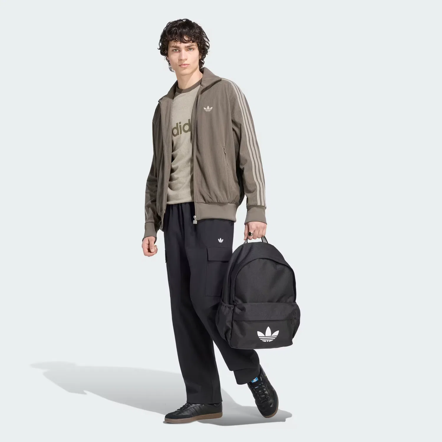 Мужская спортивная куртка из вельвета Firebird Adidas Originals, Branch — фото 4