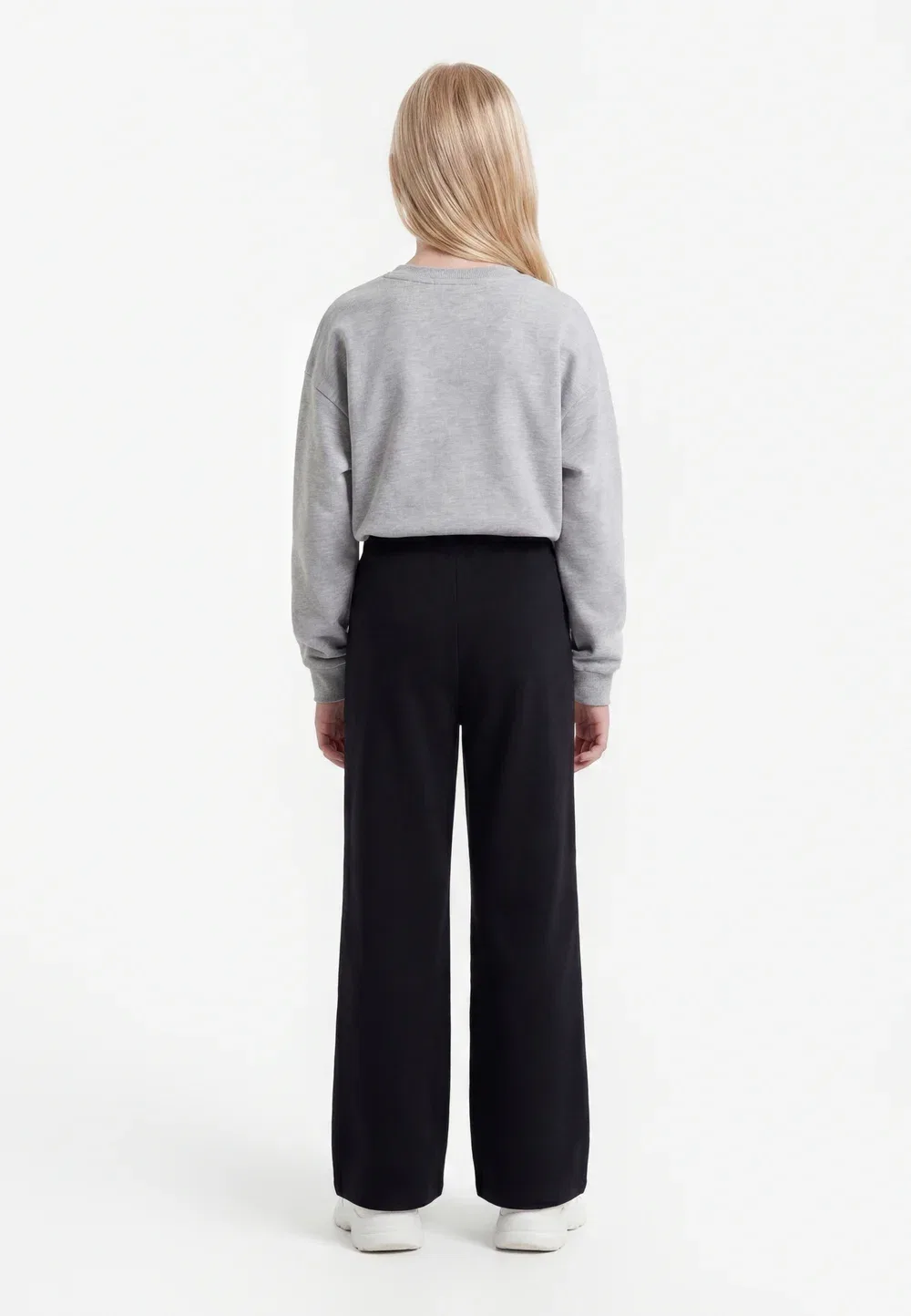 Kogada nella heart pant - trousers Only Girls, Black — фото 2