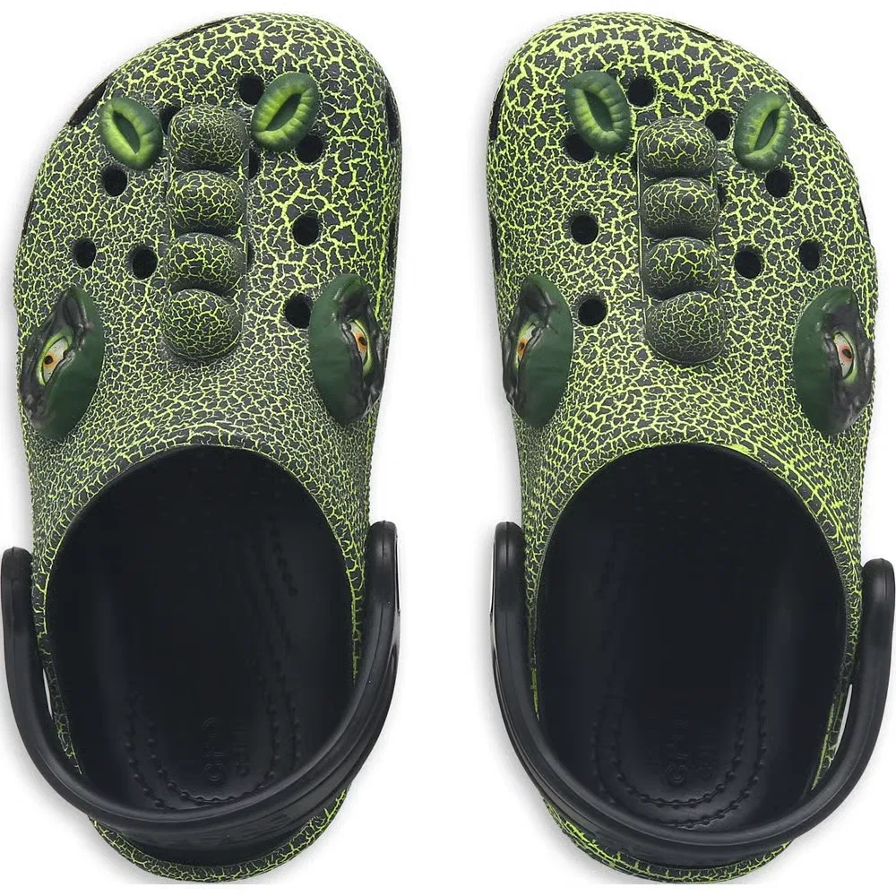Детские классические сабо IAM Crocs, Green Dino — фото 4
