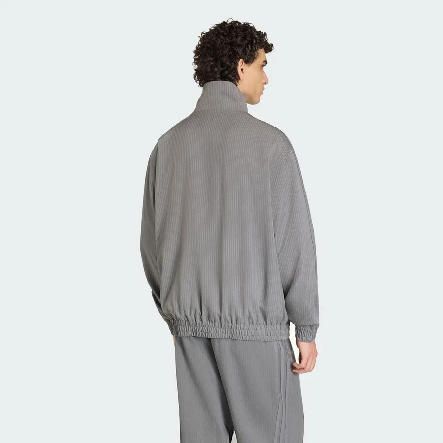 Спортивная кофта с молнией Firebird Loose Pinstripes adidas, Серый — фото 2